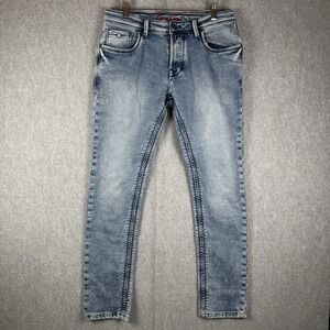 Lawman Jeans Mens Size 32x30 PG3 Blue Denim Light Wash Slim Pants Y2K